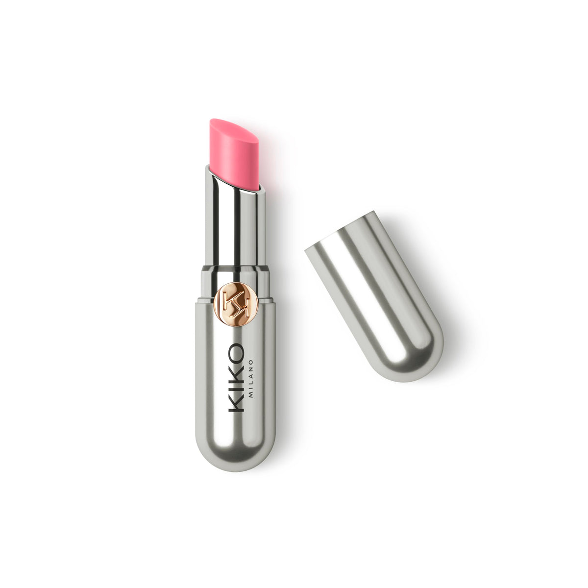 Kiko Milano front packaging showing metallic pen and KK logo, stylish and compact