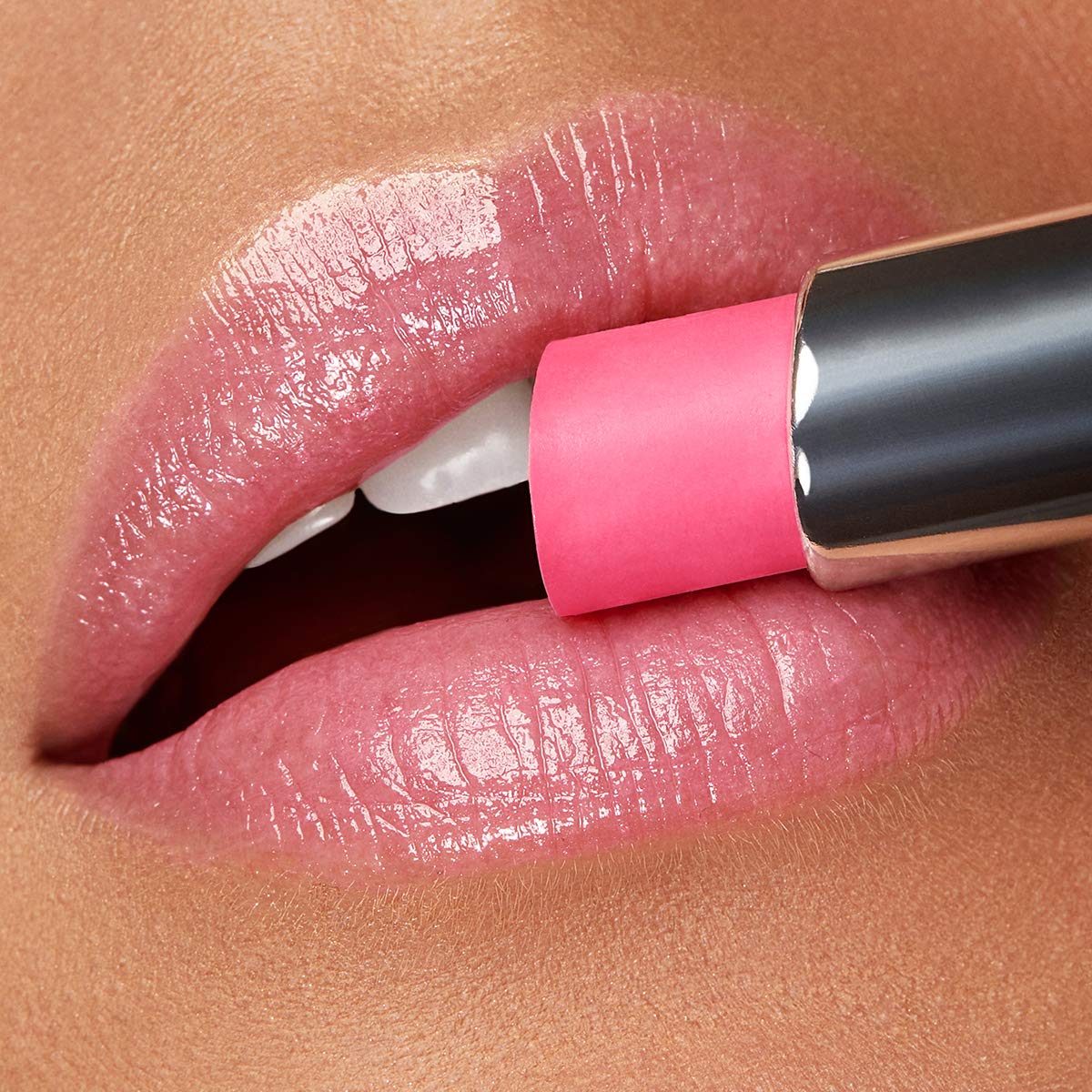 Kiko Milano balm in a makeup bag lifestyle shot highlighting daily convenience
