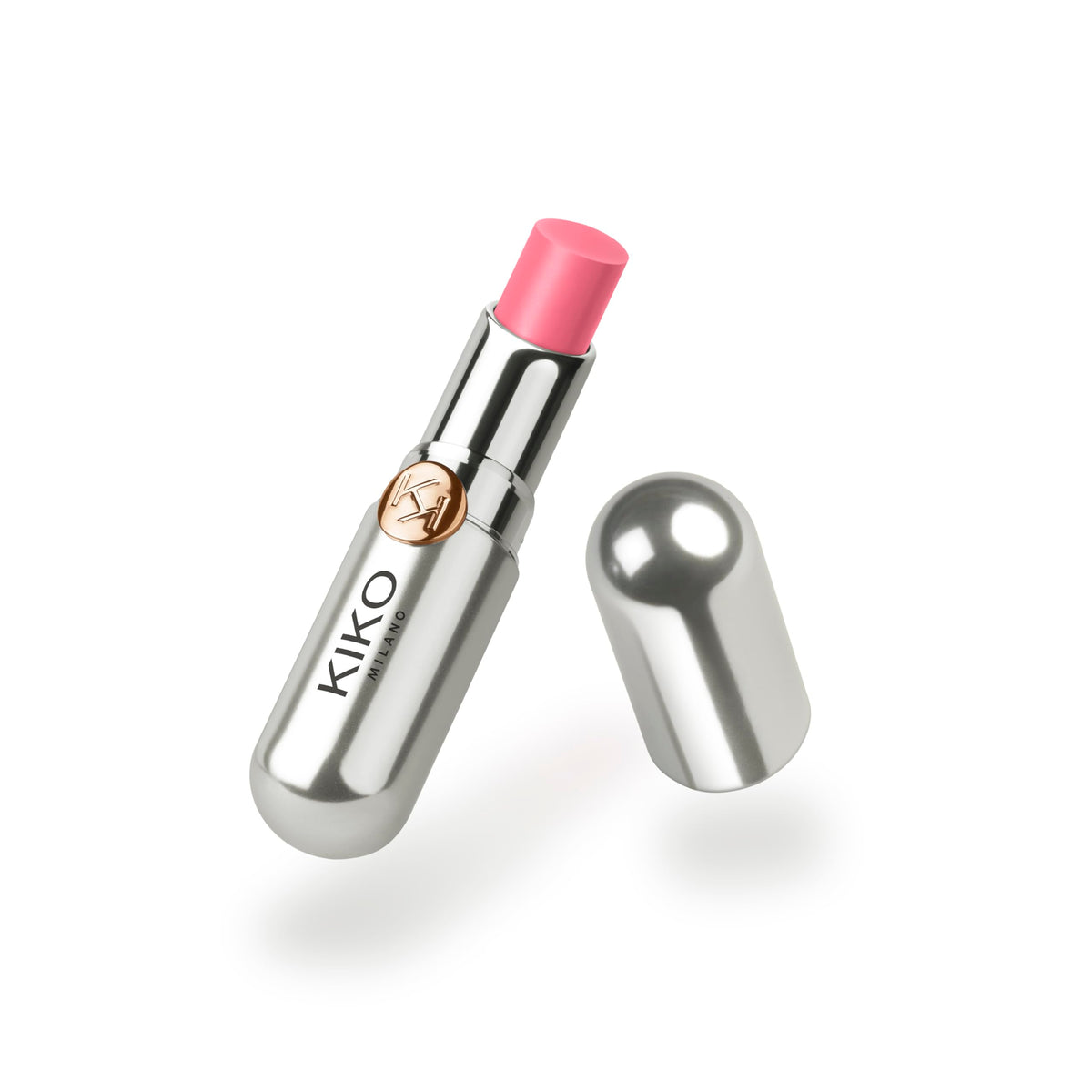 Kiko Milano creamy balm texture swatch showing hydrating sheen and buildable tint