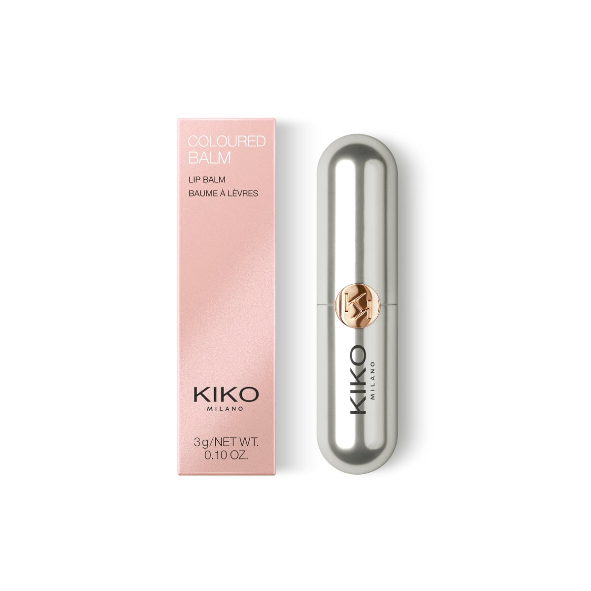 Kiko Milano on lips in use displaying sheer color and natural shine benefit