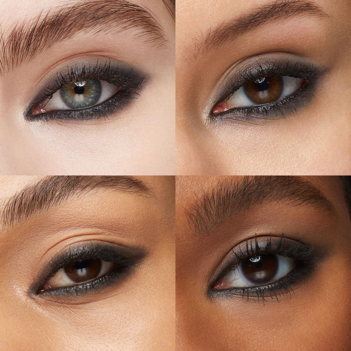 KIKO Milano Deep Black Kajal applied on model eye demonstrating rich black liner and smokey blending benefit