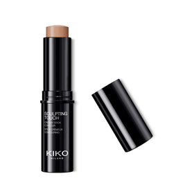 Kiko Milano front packaging of sculpting touch cream stick showing sleek black tube and KK logo, ready-to-use