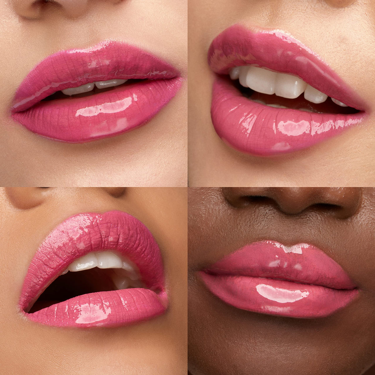 Kiko Milano lip gloss texture bead highlighting glossy finish and softening effect
