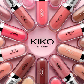 Kiko Milano 6.5ml tube beside ruler for scale to show travel-friendly size