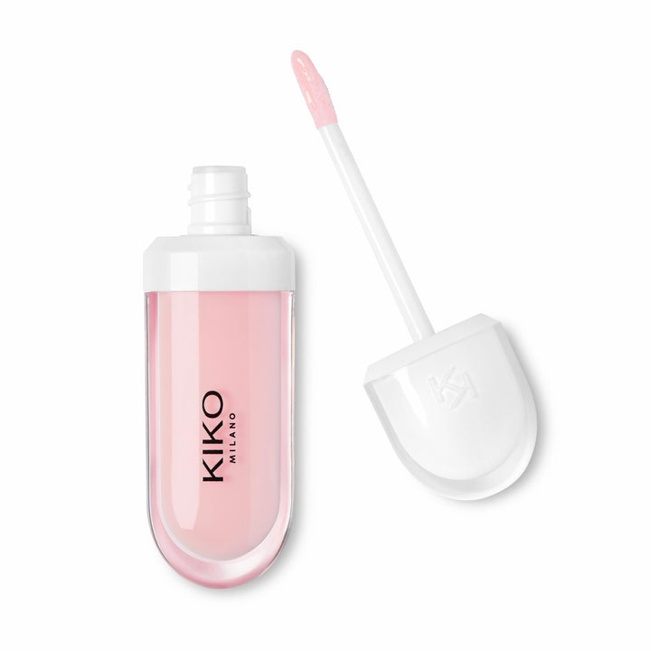 Kiko Milano front packaging showing shade and glossy finish benefit