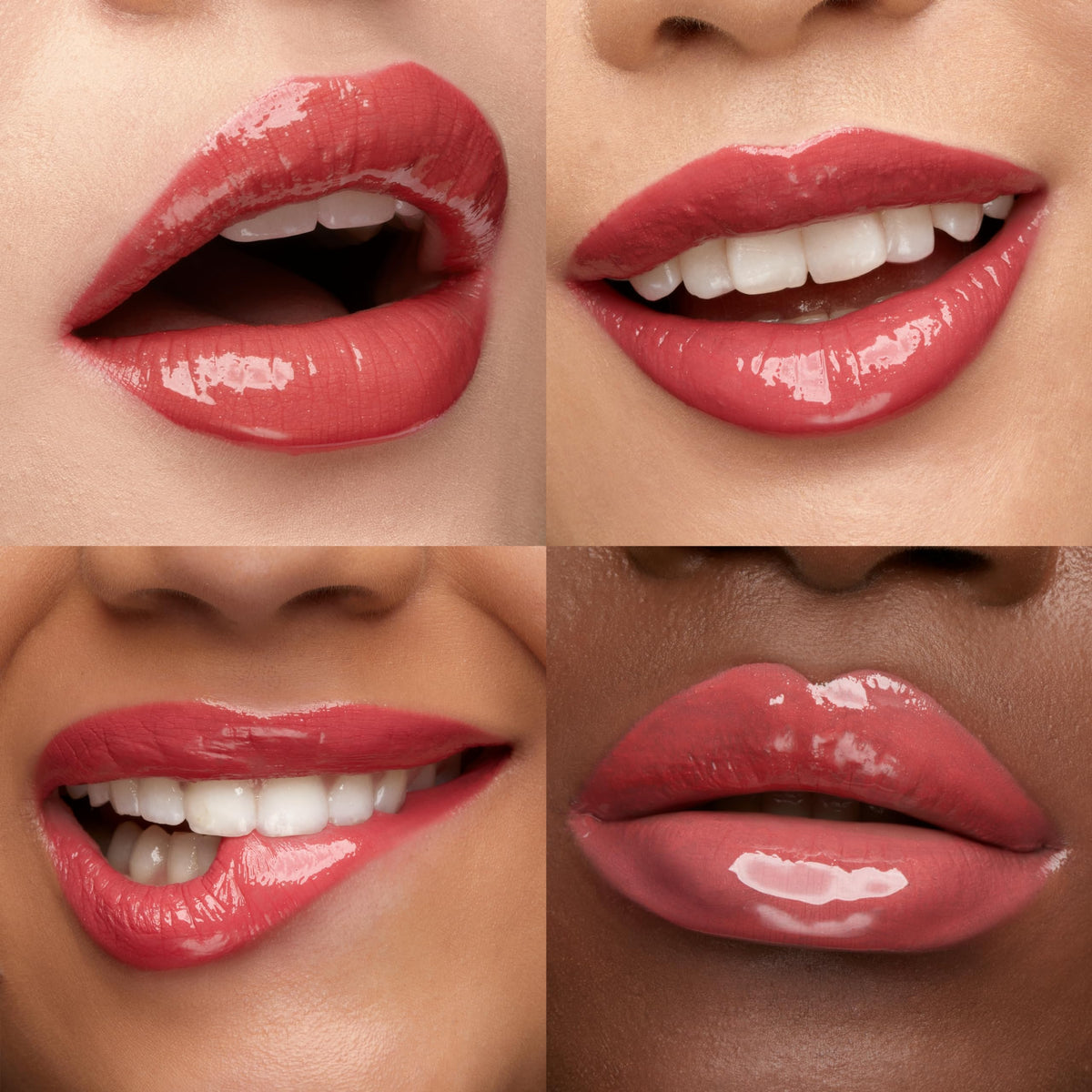 Kiko Milano model wearing shade 108 showing long-lasting, bright lip colour