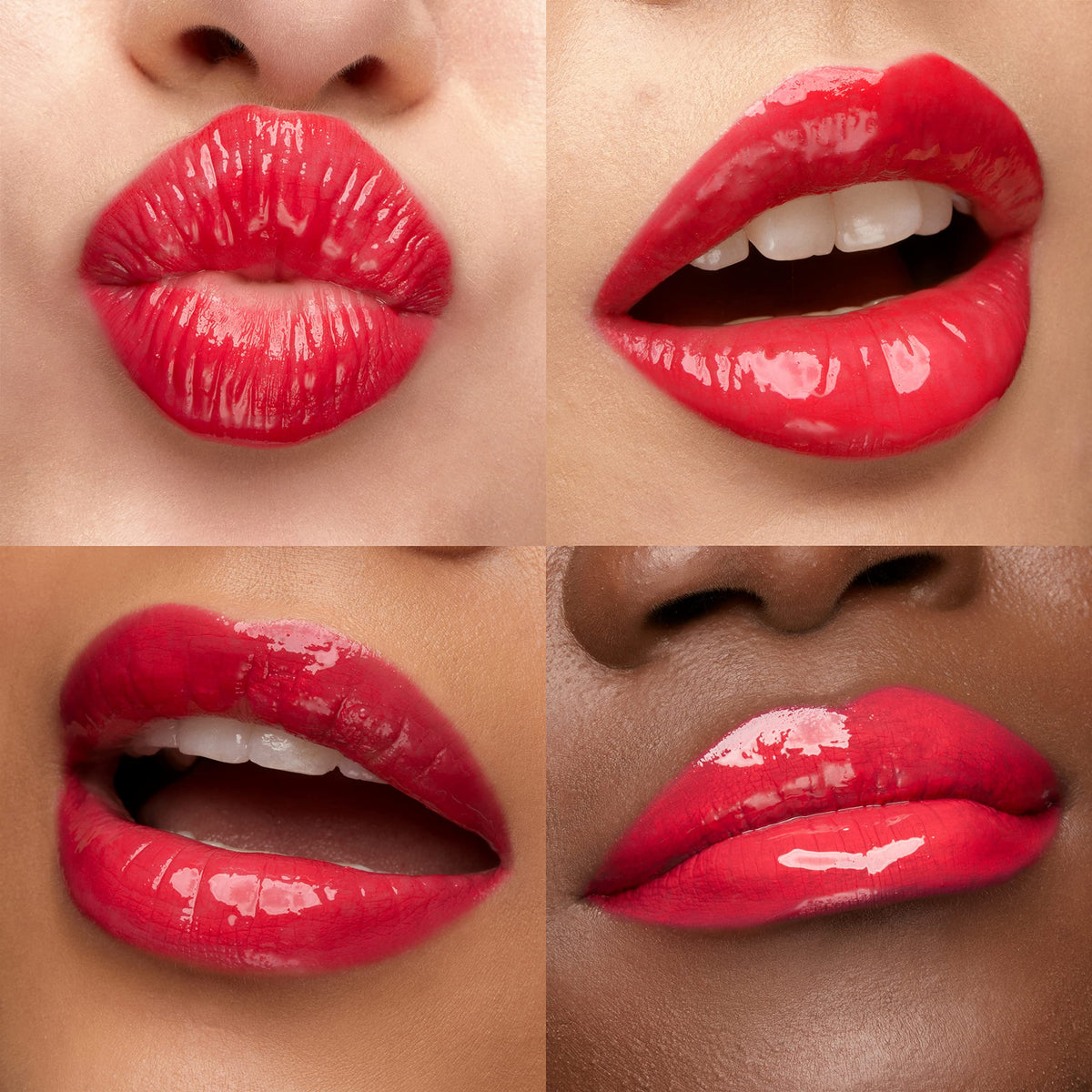 Kiko Milano product applied on lips in lifestyle scene showcasing bright glossy finish