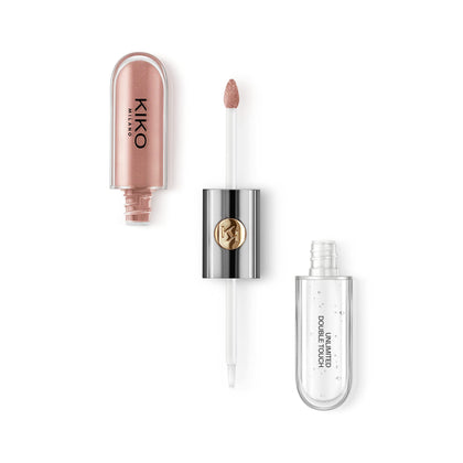 Kiko Milano front packaging showing dual-ended design and KK monogram for easy use