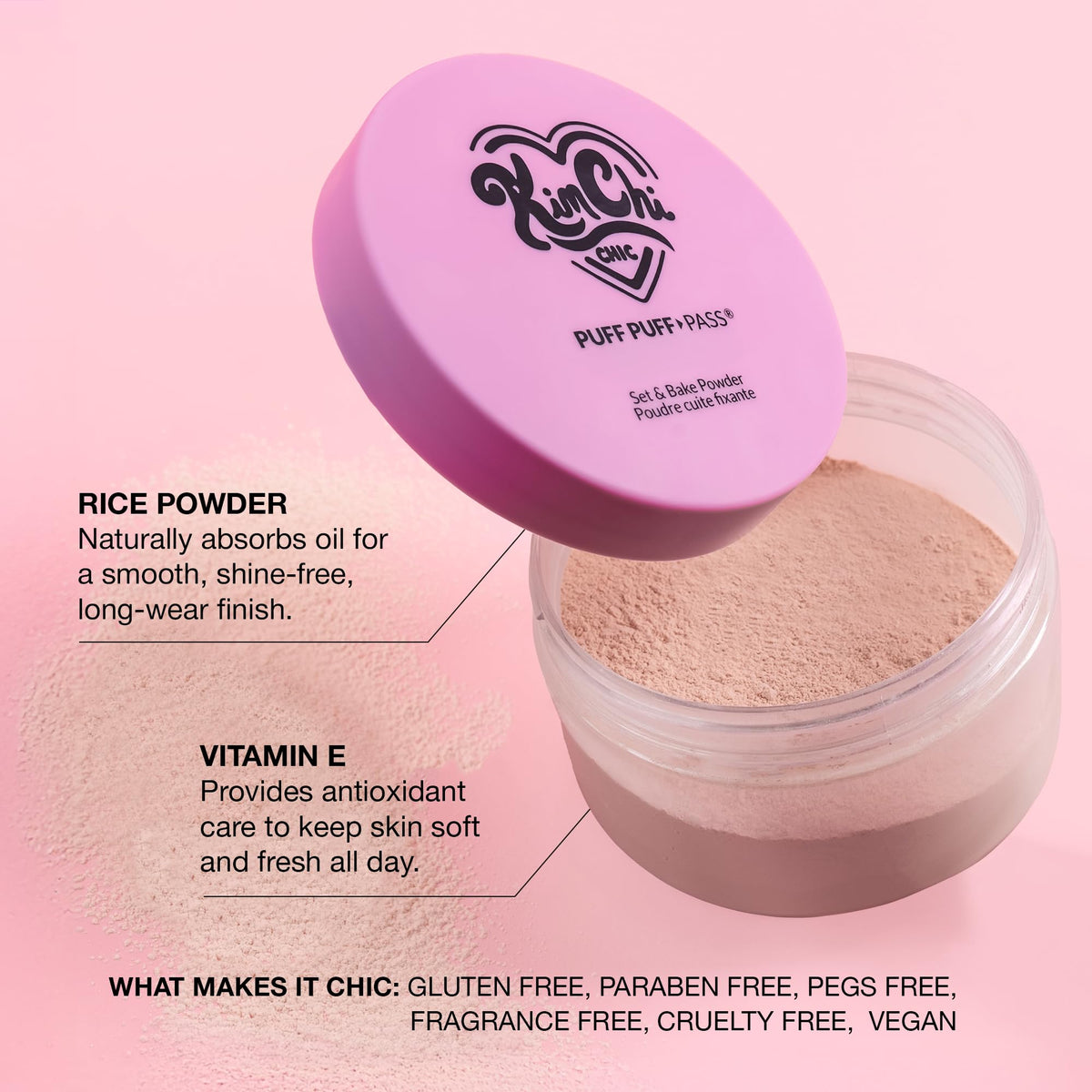KimChiChic before and after T-zone showing shine control and blurred pores benefit