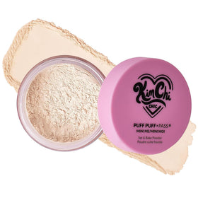 KimChiChic front packaging showing compact puff powder and portability benefit
