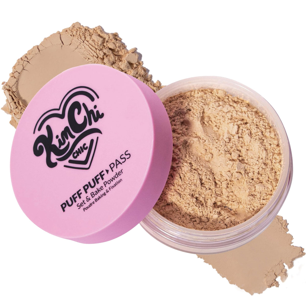 KimChiChic front packaging showing peachy shade and sleek jar for appeal