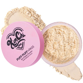 KimChiChic front packaging showing powder and puff for easy application benefit