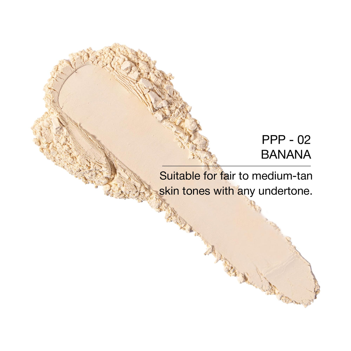 KimChiChic open pot revealing 02 Banana powder for brightening under-eyes