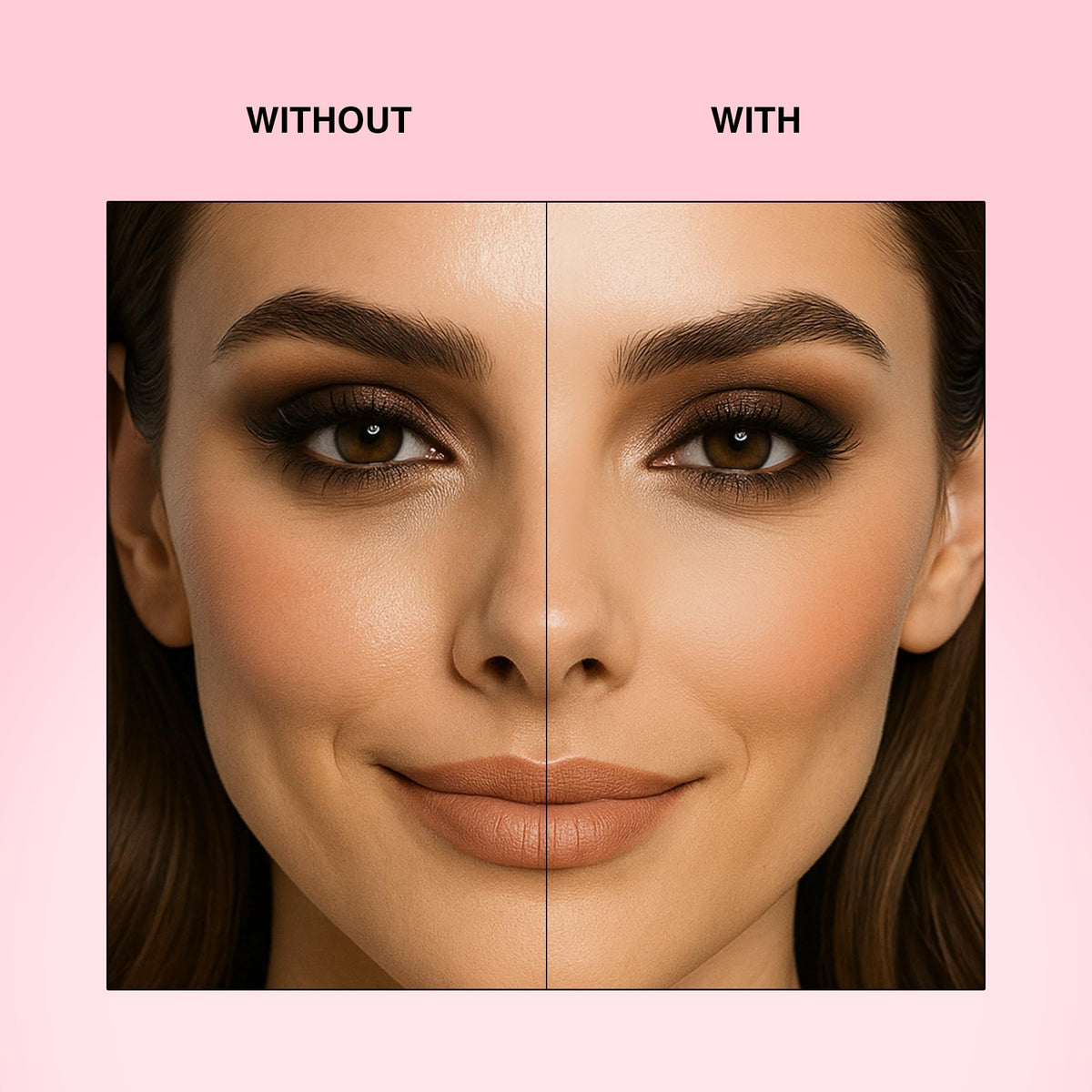Close-up of KimChiChic mist texture showing lightweight finish benefit