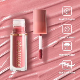 KIMIEYE applicator and wand detail showing precision tip for neat lip application