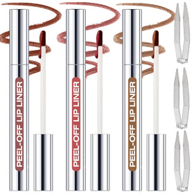 KIMIEYE front packaging showing three-color peel off kit and included tweezers benefit long wear