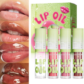 KIMIEYE front packaging showing four light gloss tubes and shade labels, easy selection