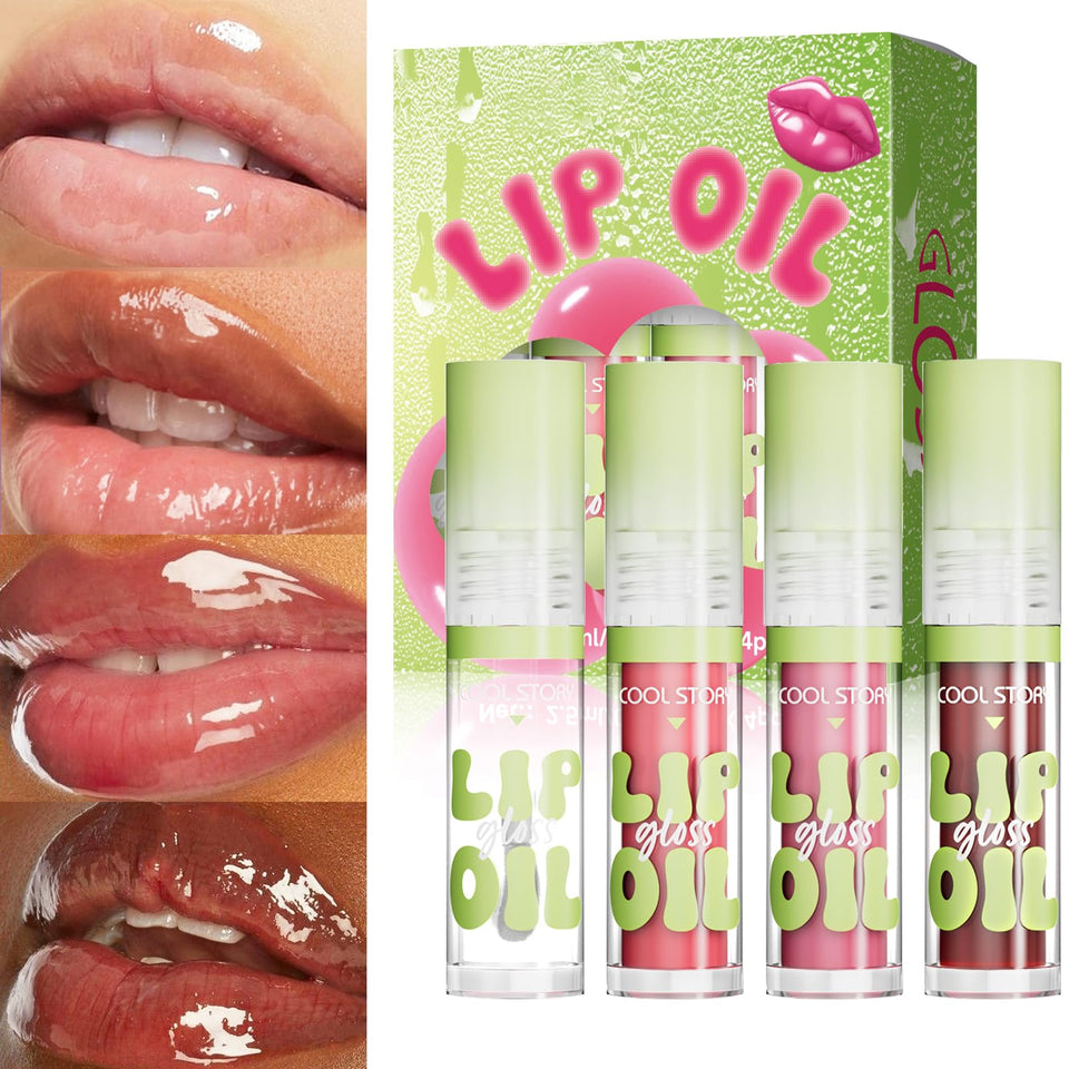 KIMIEYE front packaging showing four light gloss tubes and shade labels, easy selection