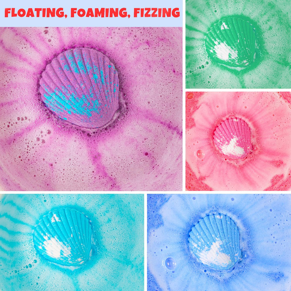 kims cosiart individually wrapped bath bomb, convenient party favor packaging