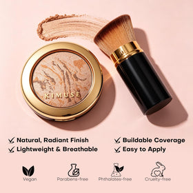 KIMUSE product label and ingredient list close-up showing transparency and formulation benefit