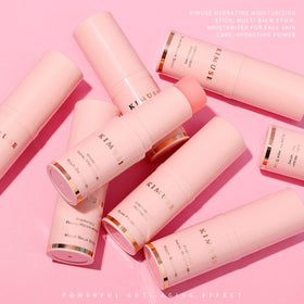 KIMUSE balm inside a purse in a travel scene showing convenience and everyday portability