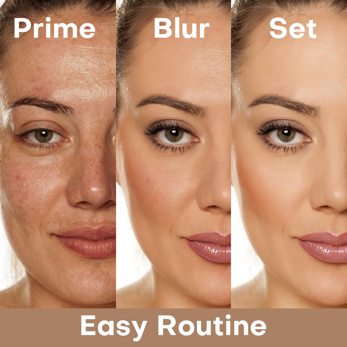 KIMUSE baked powder close-up texture highlighting smooth blendability benefit