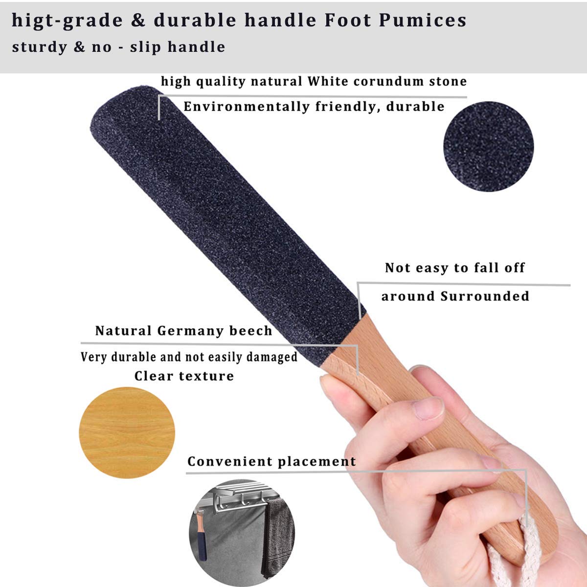 Kinepi in use on softened foot after shower for smoother heels benefit