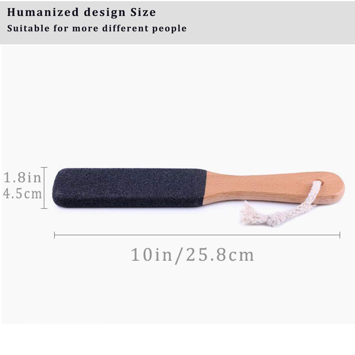 Kinepi held in hand for scale showing compact portable pedicure benefit