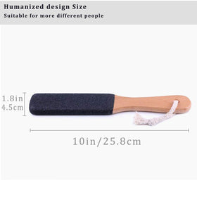 Kinepi held in hand for scale showing compact portable pedicure benefit