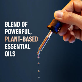 King C. Gillette oil being worked into a beard to soften hair and moisturize skin