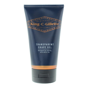 King C. Gillette front packaging showing 5 oz bottle and branding benefit