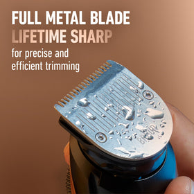 King C. Gillette washable head under tap demonstrating easy cleaning for hygiene and performance