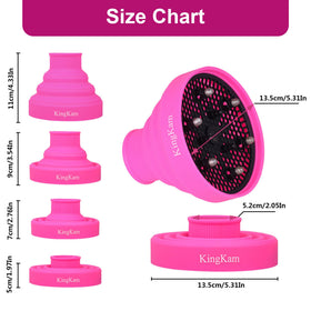 KingKam in use on curly hair preserving curl shape and reducing frizz