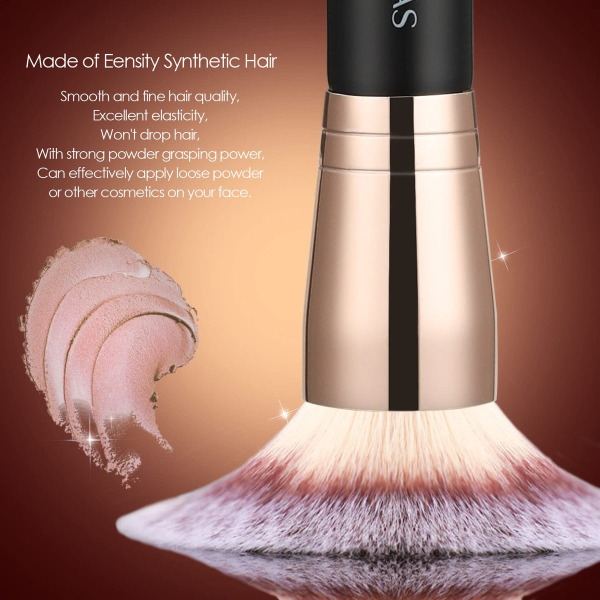 KINGMAS angled head closeup showing firm edge for precise contouring