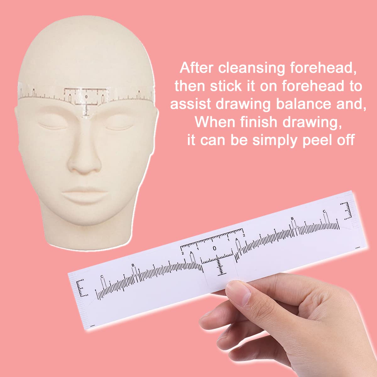 KINGMAS close-up of sticker adhesive texture for secure forehead placement