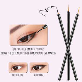 KINGMAS close-up of ultra-fine brush tip demonstrating precise, hair-thin application