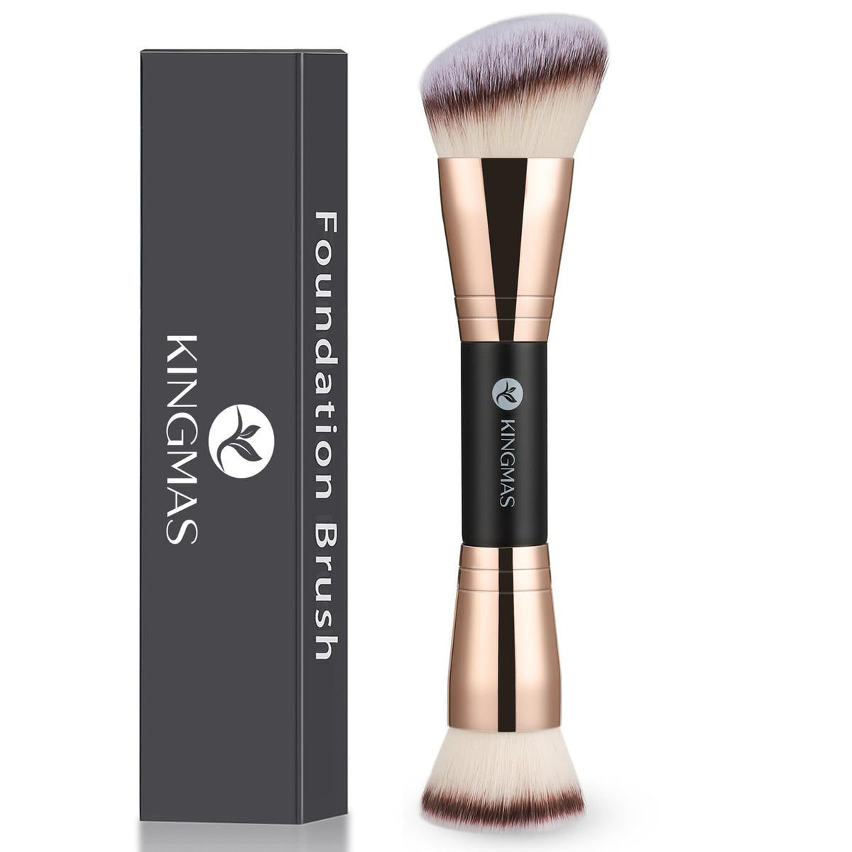 KINGMAS double-ended brush front view showing both heads for versatile application