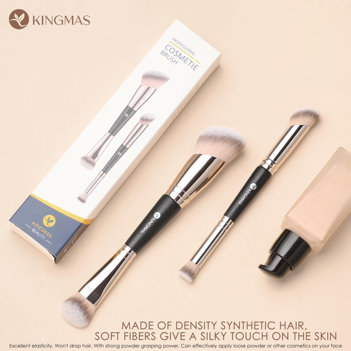 KINGMAS wet brushes laid flat to dry demonstrating easy cleaning care