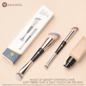 KINGMAS wet brushes laid flat to dry demonstrating easy cleaning care