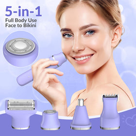 KINGTEE held in hand to show size and portability ideal for travel and quick touchups