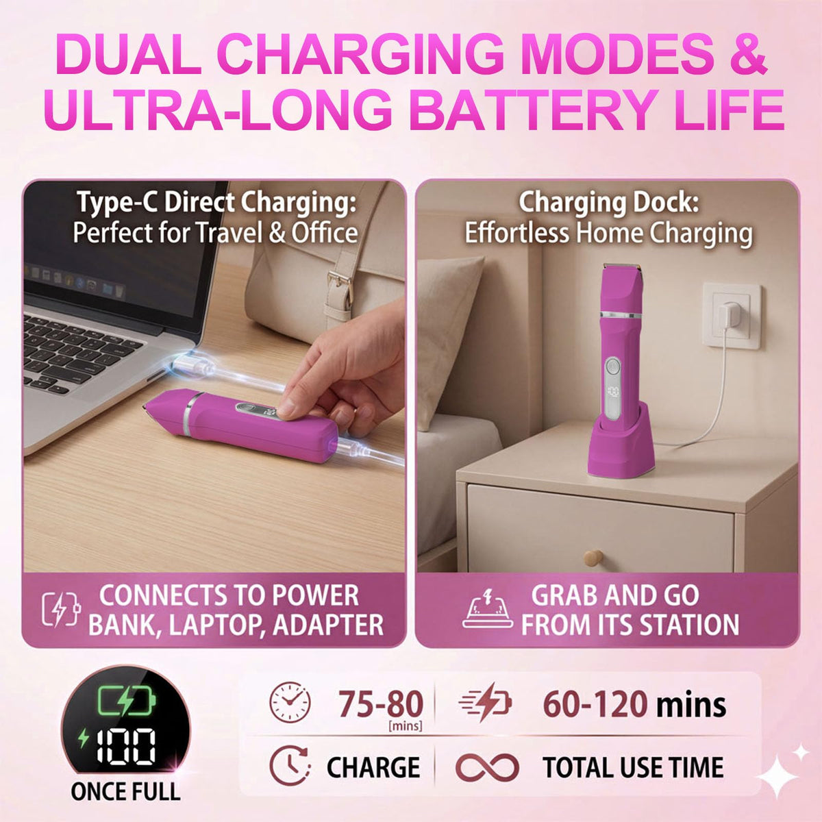 KINGTEE held in hand for size comparison, showing portability and travel readiness