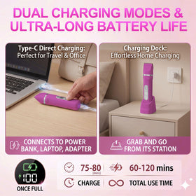 KINGTEE held in hand for size comparison, showing portability and travel readiness