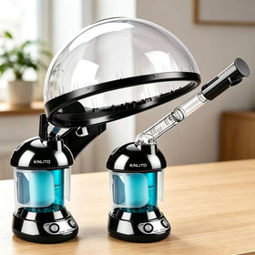 KINLITO close-up of 360° rotatable nozzle, adjustable angle for precise steam direction