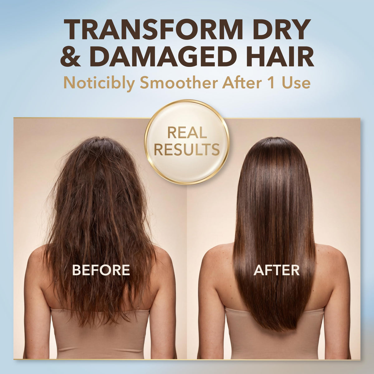 KINPUR creamy mask being applied to hair for deep conditioning