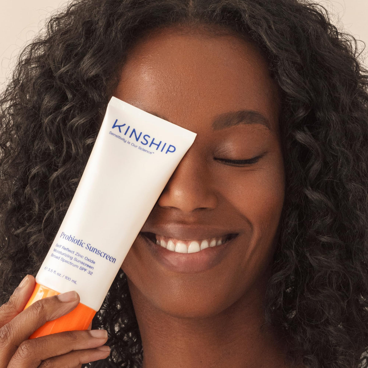 Kinship Self Reflect label close-up showing ingredients and claims