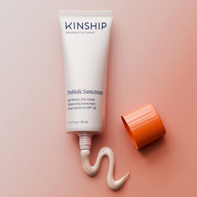 Kinship Self Reflect lifestyle image applying outdoors for daily protection
