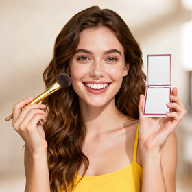 Kintion mirror open showing 1x and 3x sides for precise makeup and grooming