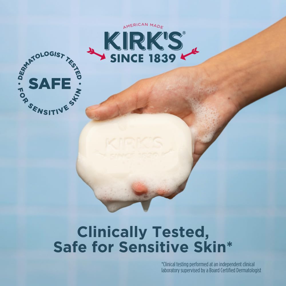 Kirk's bar held in hand for scale showing solid, long-lasting bar benefit