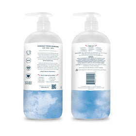 Kirk's label close-up listing coconut oil and aloe for transparency