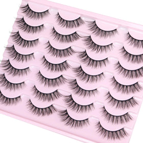 Kiromiro lashes applied on an eye showing cat-eye lift and natural enhancement